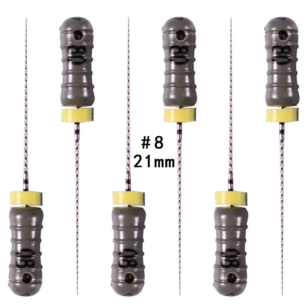 Дентальный инструмент Endo C+ Files Hand Root Canal для проведения эндодонтических процедур, 6 штук в упаковке, хорошее качество, размер 21/25 мм.