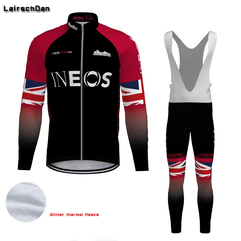 SPTGRVO LairschDan INEOS winter cycling clothing 2020 woman outfit long bike suit bicycle clothes man thermal jersey kit |