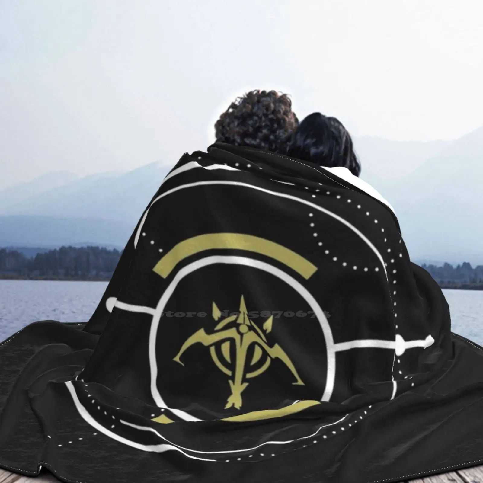 Значок геймера Marksman оригинальный дизайн тонкое мягкое фланелевое одеяло