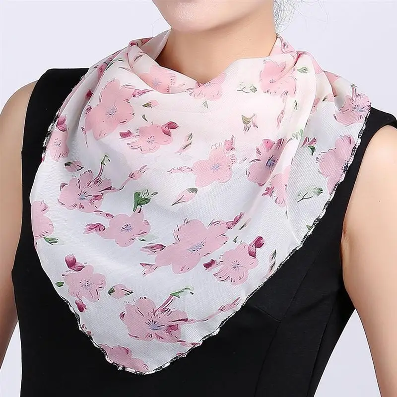 

2020 New Style Cycling Face Mask Summer Silk Scarf Sun Protection Printed Mouth Cover Breathable Hiking Riding Neck Mask