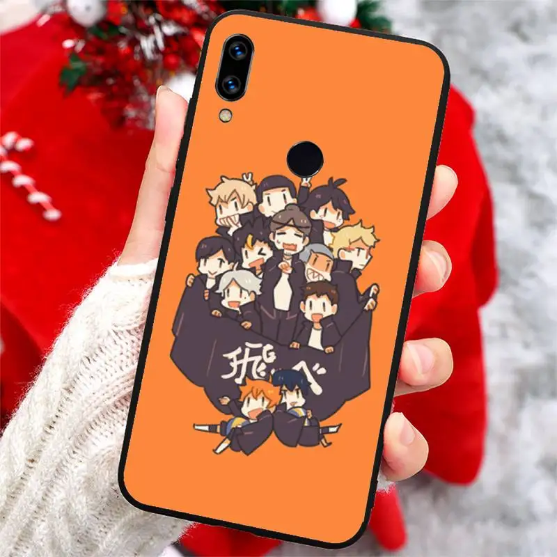 

Japan anime volleyball Haikyuu Phone Case For Xiaomi Redmi note 7 8 9 t k30 max3 9 s 10 pro lite