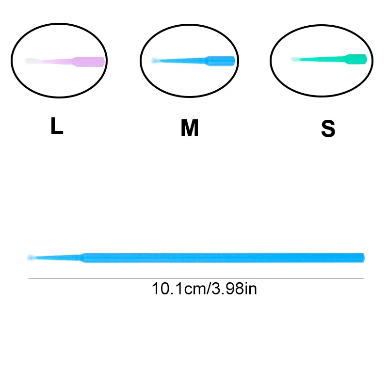 100 шт./компл. L M S размер ватные палочки средство для удаления макияжа Макияж