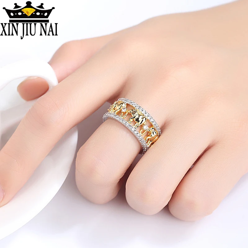 Роскошное кольцо из чистой меди под античное золото на удачу с 3D африканским