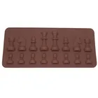 3d-шахматная форма для кондитерских изделий, шоколадное сахарное мыло, силиконовая основа для кухни