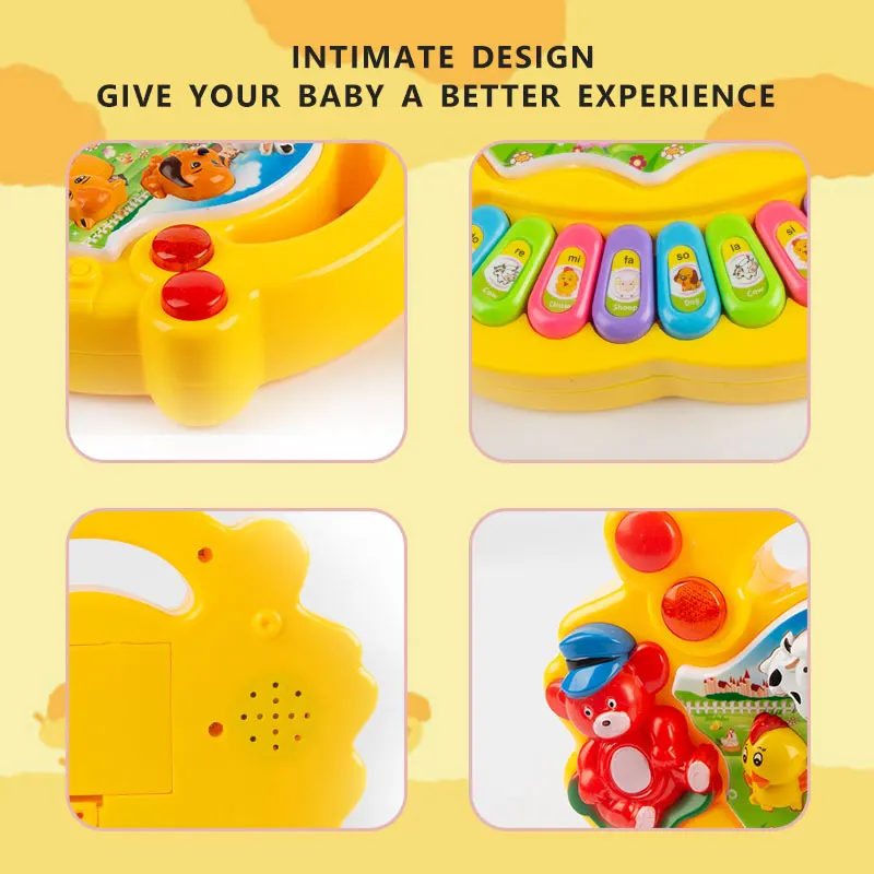 Детское фермерское пианино музыкальная игрушка обучающий электронный орган