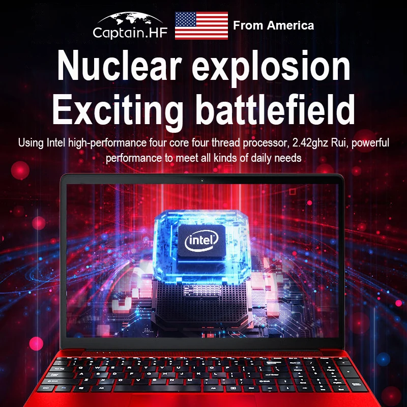 

US Captain New 15.6-inch Notebook Computer N35 / 8G + 512G SSD Laptop for Student, Business, Office, Gaming, Portable Netbook