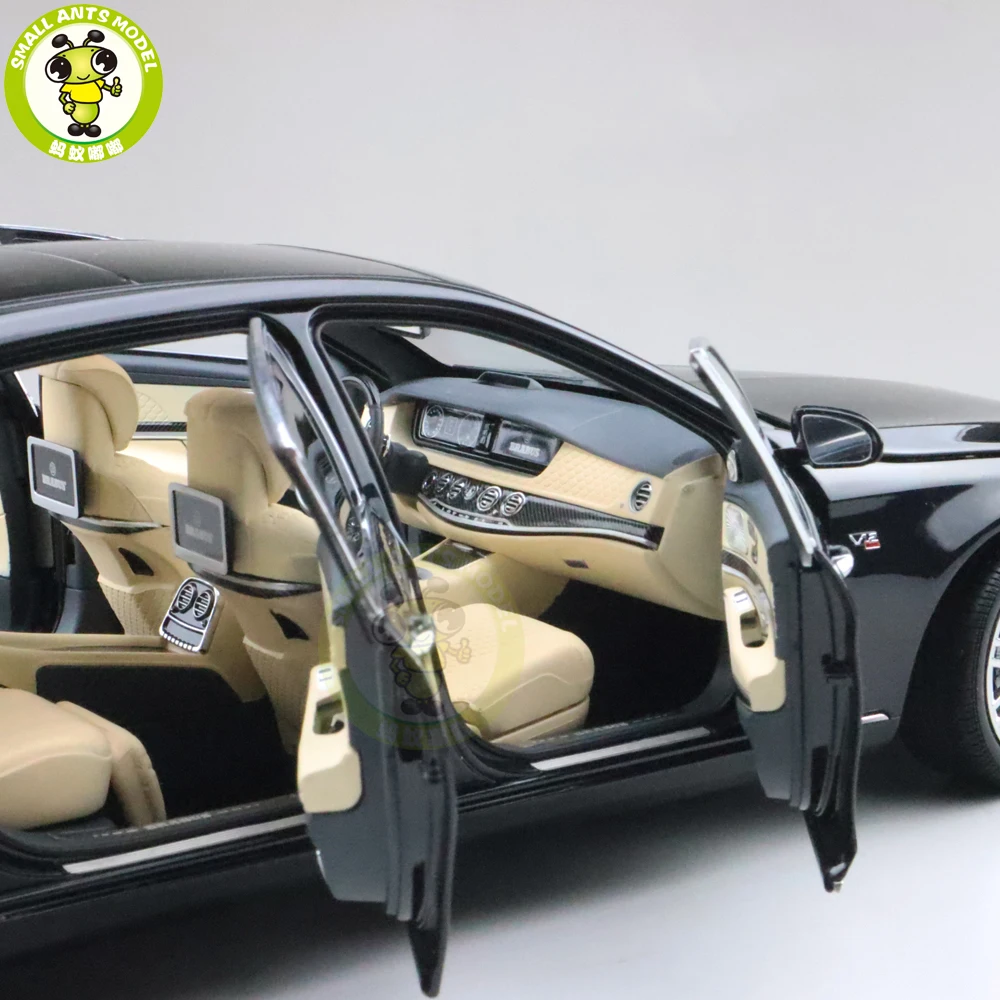 1/18 почти Реальная Модель автомобиля 900 S класса литая под давлением модель