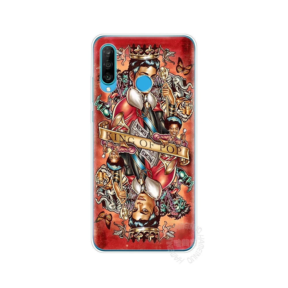 Силиконовый чехол для HONOR 20 lite view 30 v pro huawei honor 20S 9A 9C 9X Premium 7s 8a дизайн Майкла