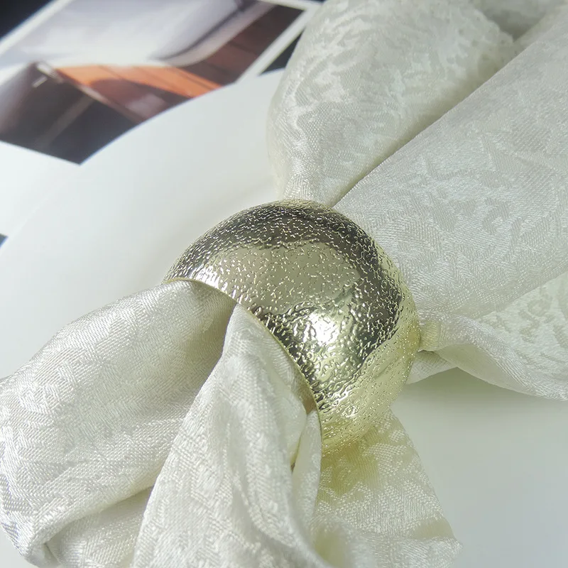 1 шт./лот новинка серебряное кольцо для салфеток гостиничный банкет держатель