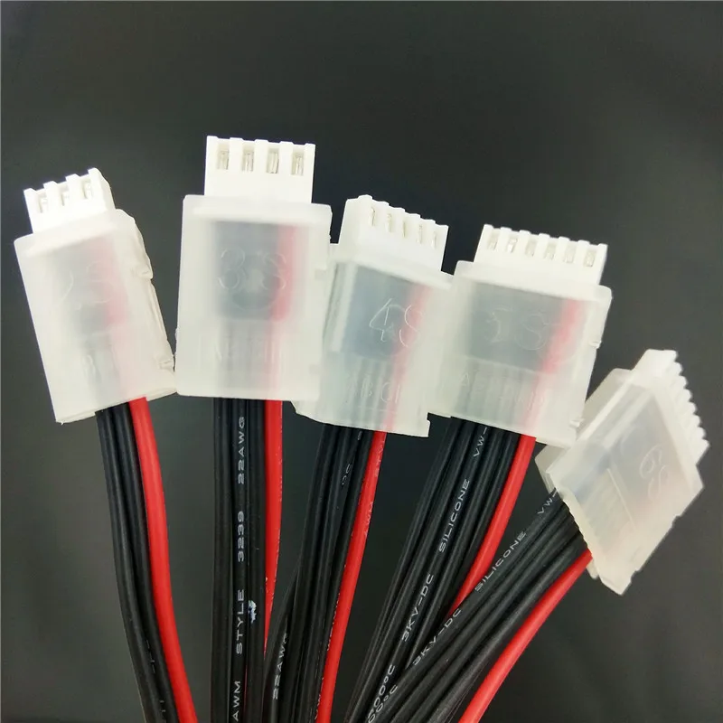 1S/2S/3S/4S/5S/6S Balance Cable Cover The Lock Jst Male Female Accessories I Max Imax B6 Wire Lipo Battery Balancing Connectors