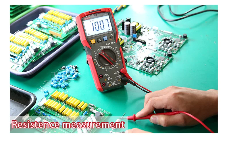 UNI-T UT89XD Цифровой мультиметр истинный среднеквадратичный Тестер Вольтметр переменного тока постоянного тока Амперметр 1000 В 20A Емкость Сопротивление частоты светодиодный измеритель