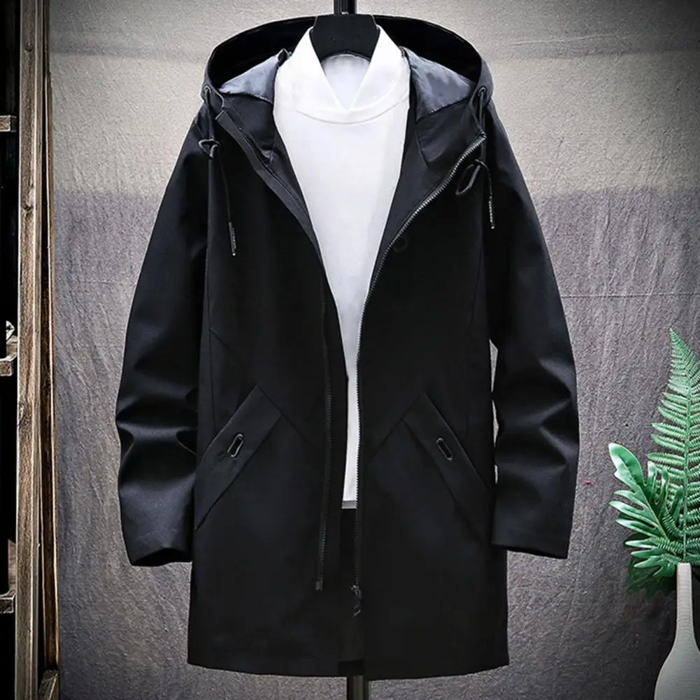 

Winter Coat Hat Men Coat Hooded All Match Trendy Lightweight Men Jacket