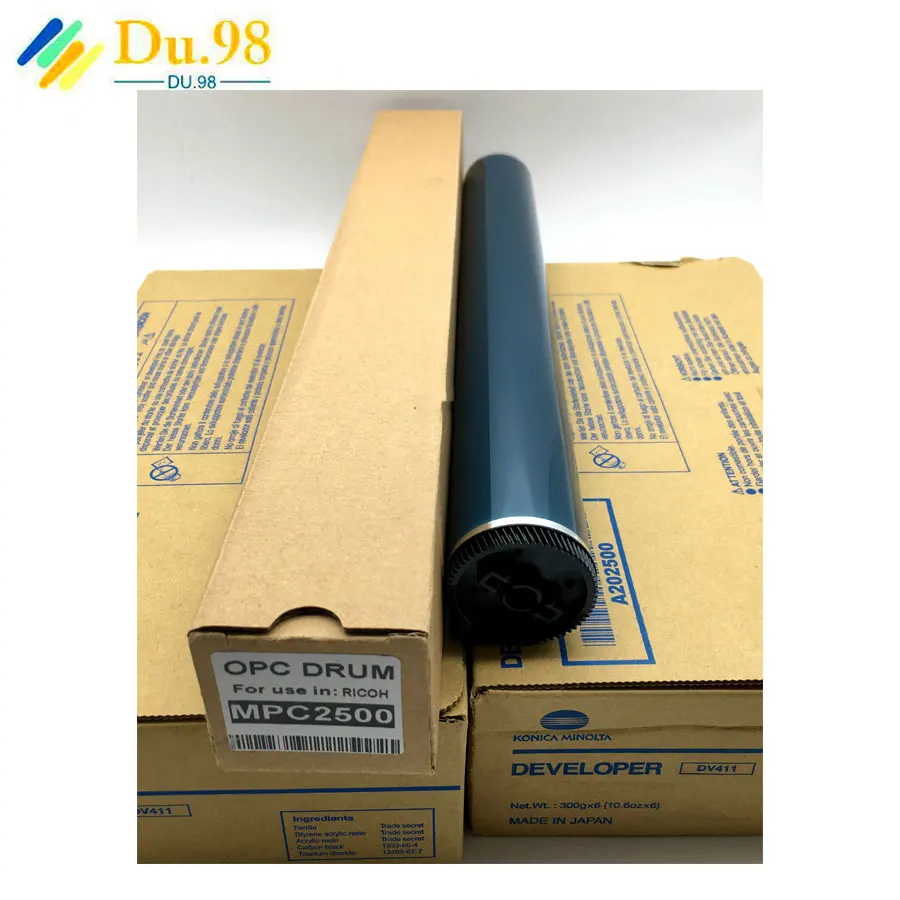 2PCS Long Life Opc Drum for RICOH MPC2000 C2500 C3000 C2800 C3300 C4000 Spare Parts Color Machines Opc Drum OEM