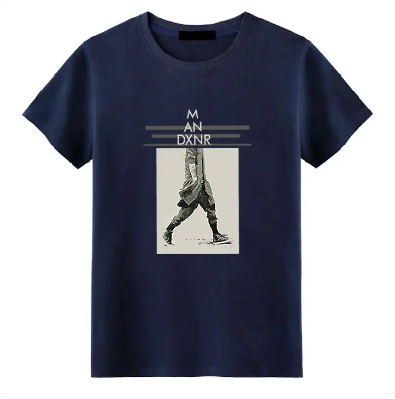 

JTFAN Summer High Quality Brand Men T-shirt Casual Short Sleeve O-neck Fashion Printed Cotton T Shirt Tees Shirts