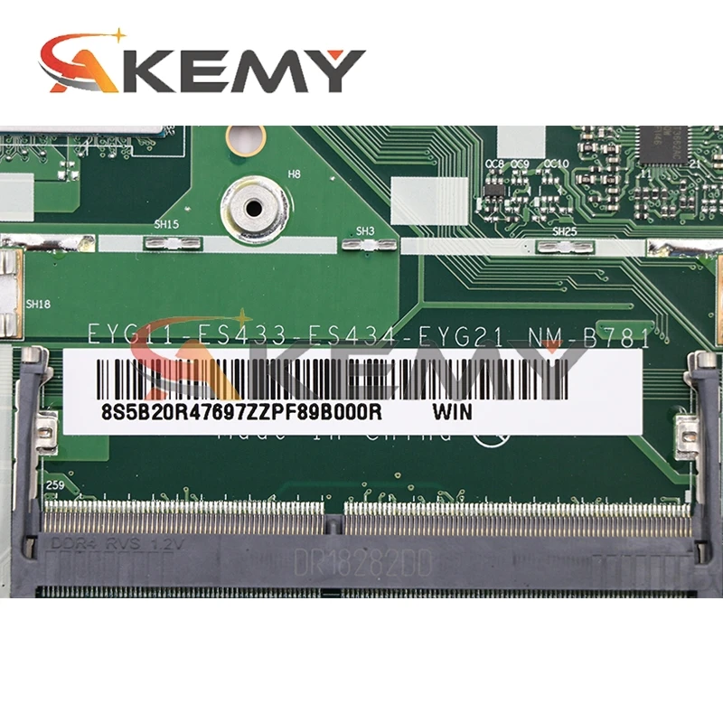 

NM-B781 For Lenovo Yoga 530-14ARR / Flex 6-14ARR Laptop motherboard With CPU R7 2700 UMA DDR4 100% Fully Tested