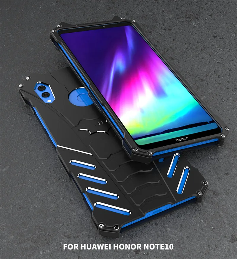 Алюминиевый бампер противоударный Твердый защитный чехол для huawei Honor Note 10 20 Pro 9 8 20i 8X Lite 20S V20 V10 чехол с металлической рамкой
