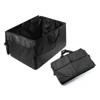 1 pc multifunction car trunk organizer fit for automobile trucks oxford cloth black collapsible stowing tidying bag accessories