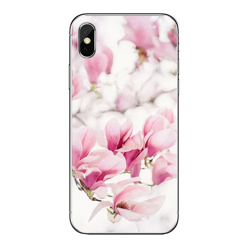 For Xiaomi Redmi 4 3 3S Pro Mi3 Mi4 Mi4i Mi4C Mi5 Mi5S Mi Max Note 2 sweet magnolia flower Soft Transparent Shell Covers |