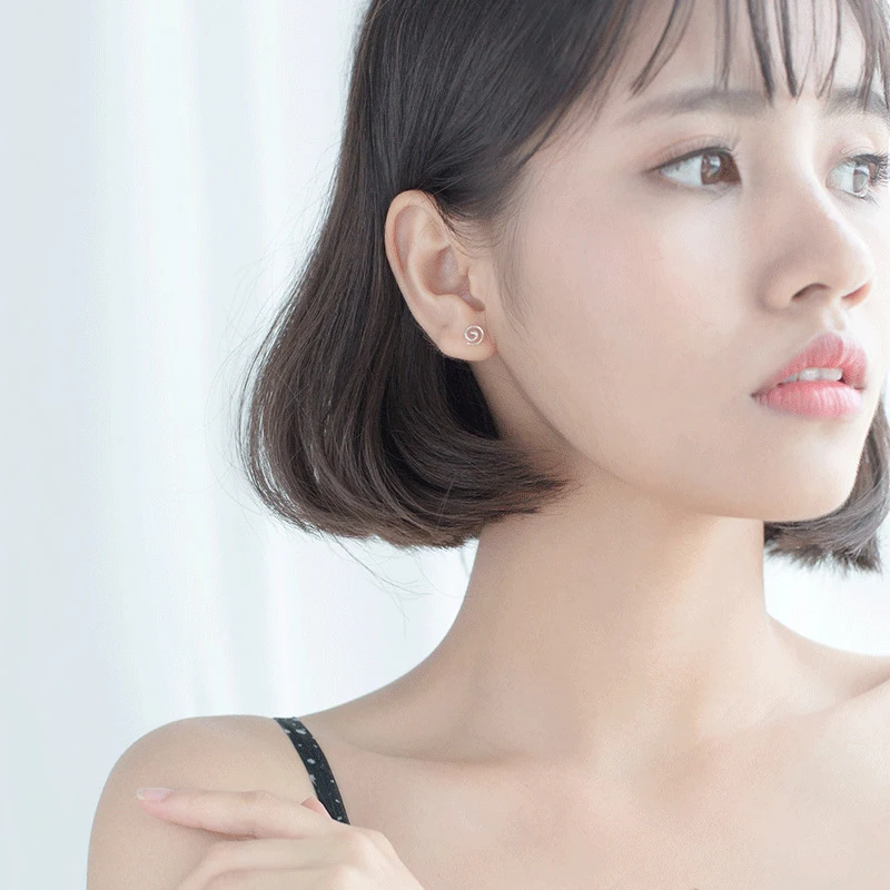 Colusiwei/новая распродажа Аутентичные серьги гвоздики из стерлингового серебра 925