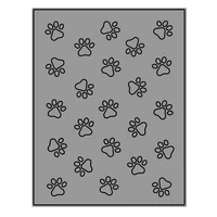 pawsome background die random paw prints metal cutting dies for diy scrapbooking paper cards making decorative 2021 new