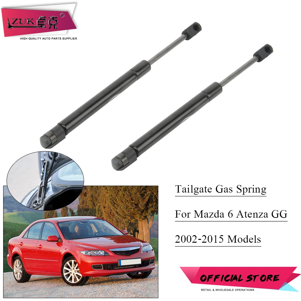 Задняя газовая пружина ZUK для MAZDA 6 GG SEDAN FASTBACK 2002 2003 2004 2005 2006 2007 2008 левая =