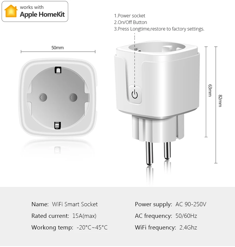 Умная настольная лампа Tuya с Wi-Fi и подключением к Apple Homekit домашний светодиодный