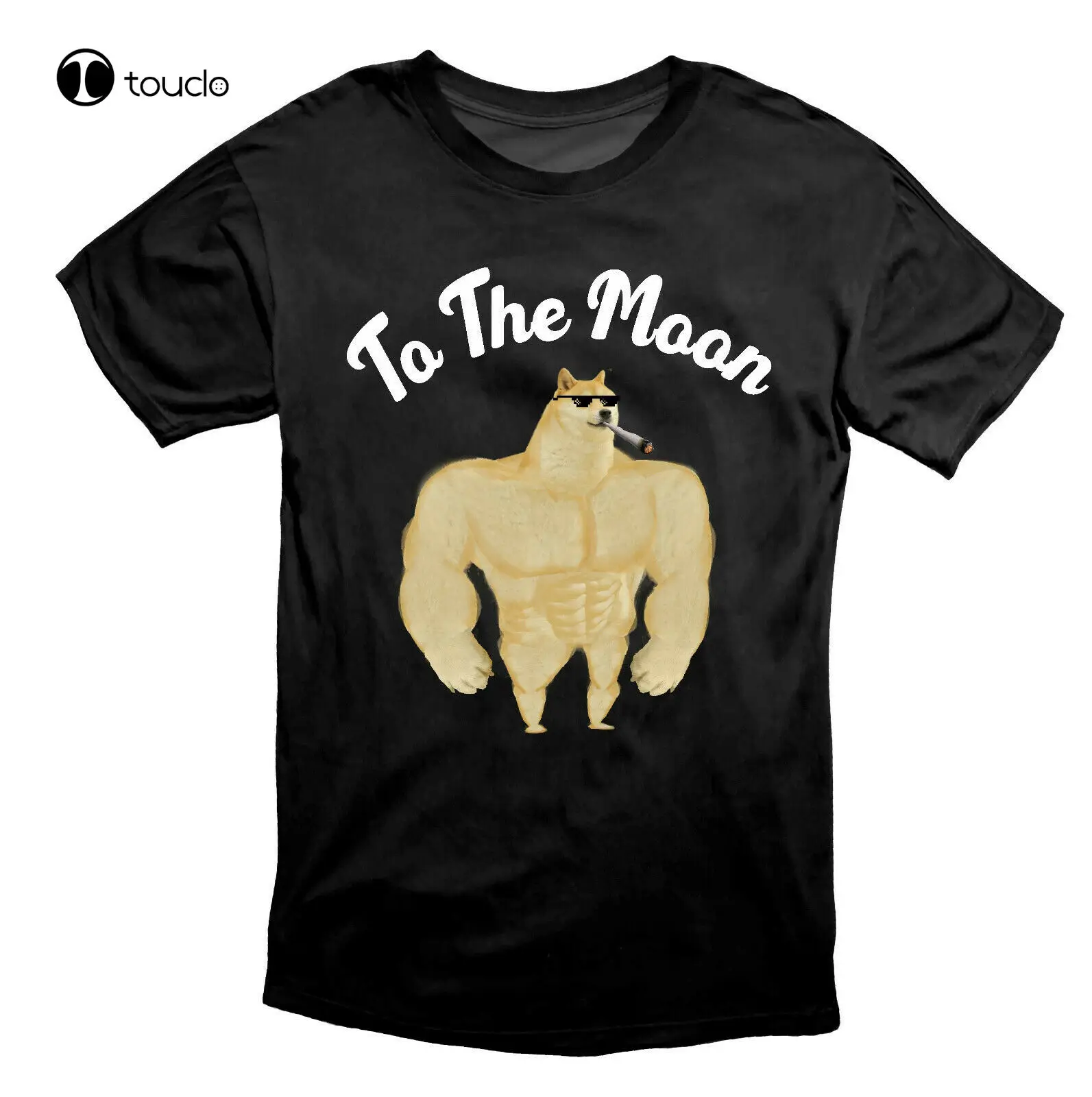 

Doge To The Moon Dogecoin крипто футболка черная футболка на заказ aldult Подростковая унисекс футболка с цифровой печатью модная забавная Новинка