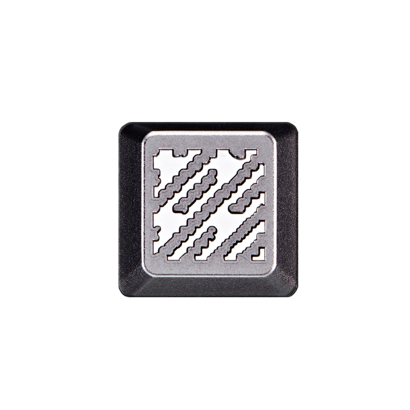 

Key cap mechanical keyboard keycap personality design,Classic retro Pixel Battle City SNOW Cherry MX axis aluminum alloy keycaps
