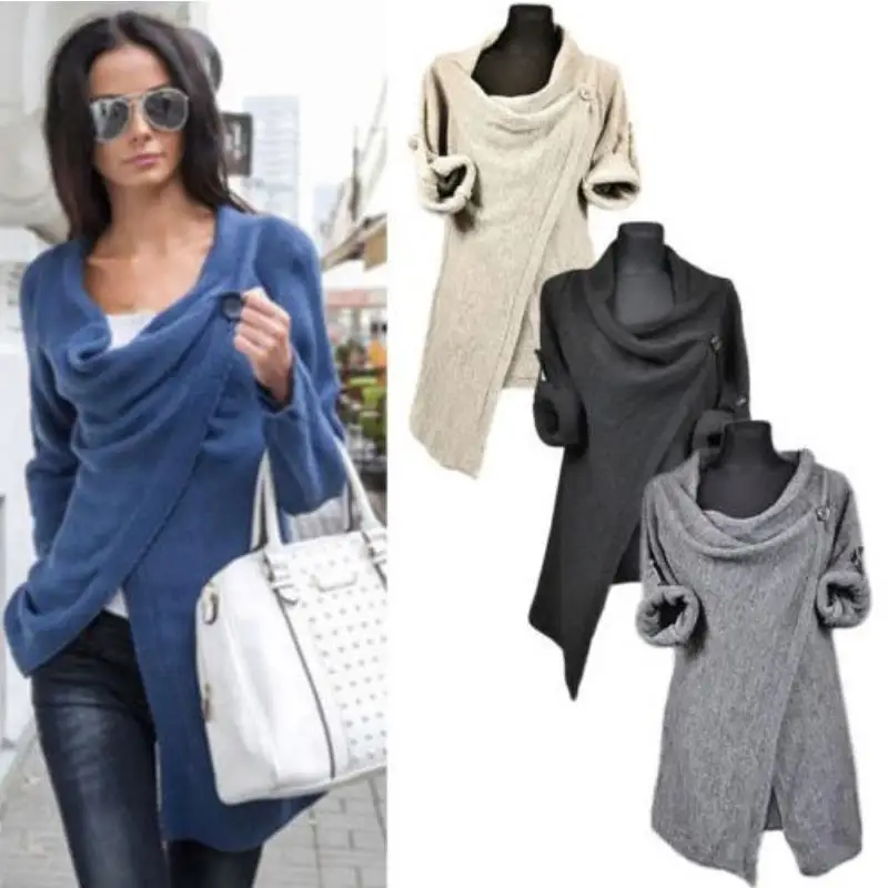 Пончо пуловер толстовки свитшоты пальто весна осень модные женские вязаные