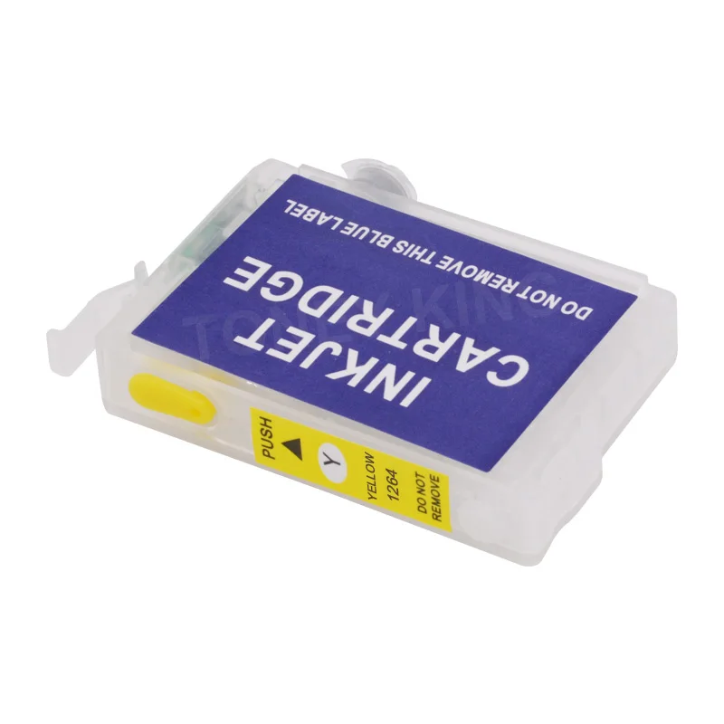 Toney King Refillable Cartridge For Epson T1261 T1262 T1263 T1264 Ink Cartridges Workforce 520 60 435 545 630 633 Printer | Компьютеры и