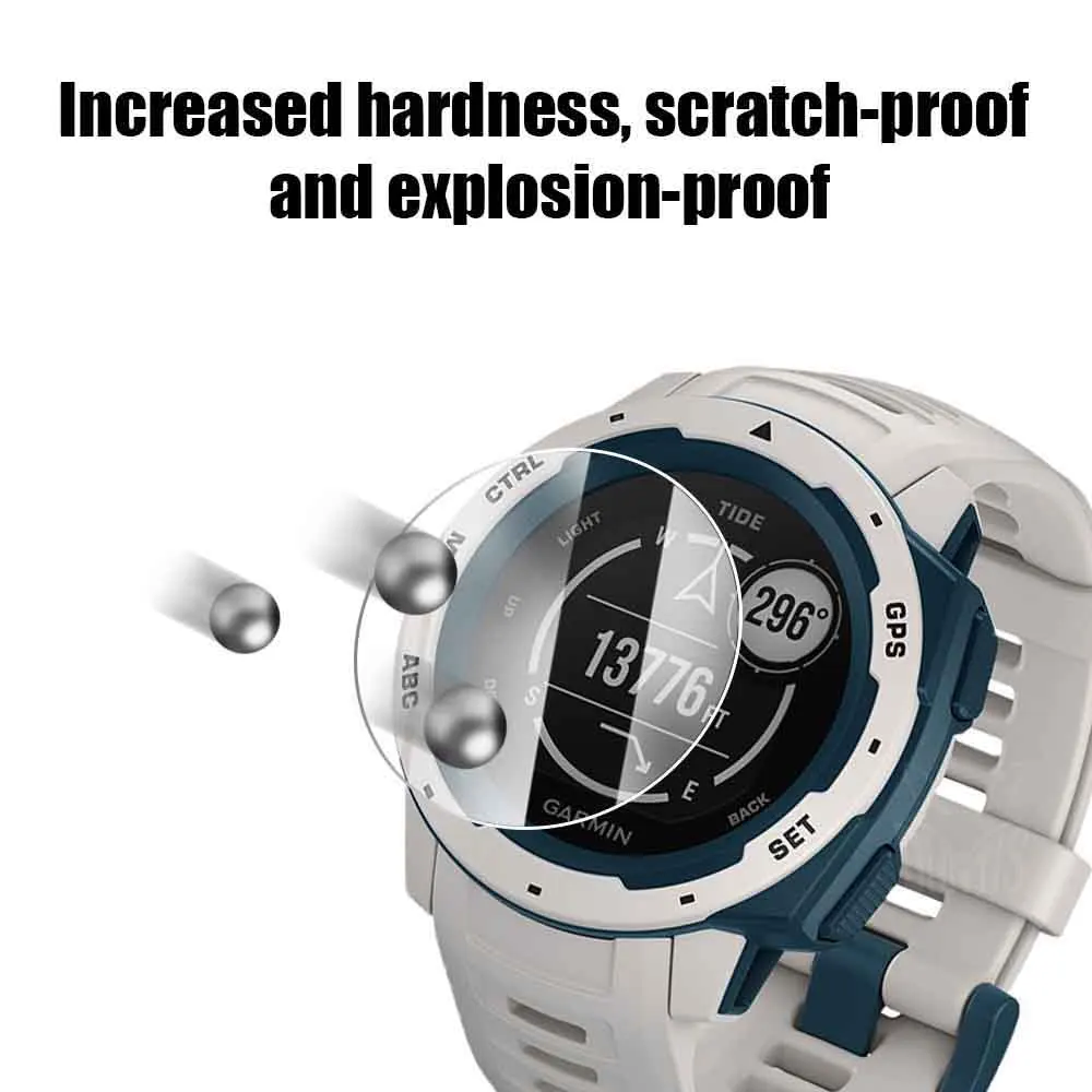 Защитная пленка для экрана из закаленного стекла Garmin instinct Tide/Tactical/Esports Solar Camo/Surf