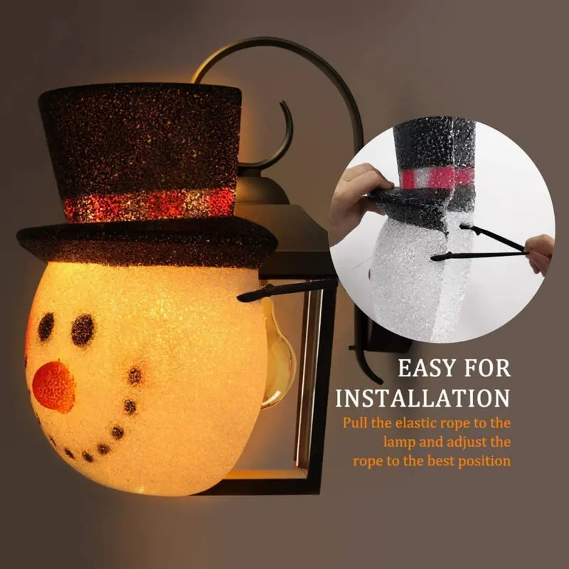 

Christmas Snowman Lampshade For Hallway Wall Lamp Decoration Christmas Lampshade Holiday Decoration