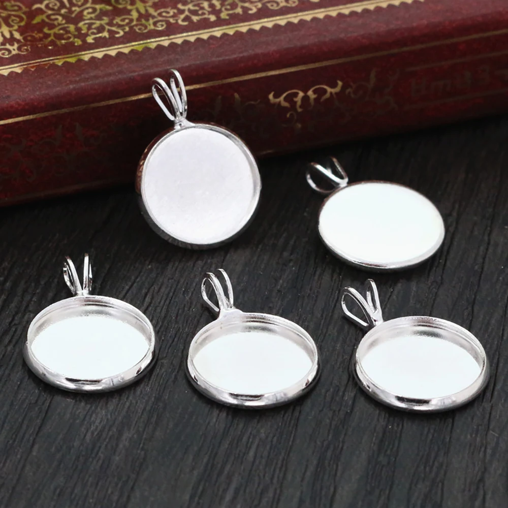 10 мм 12 Внутренний размер родиевое золото позолоченный латунный материал V стиль