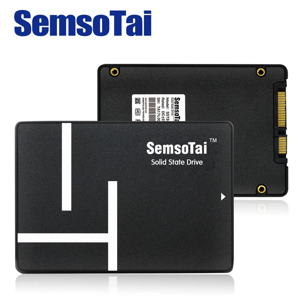 SemsoTai 2 5 дюймовый ssd 120 ГБ hdd SATA III 3D NAND Flash TLC 450 МБ/с./с силиконовые движения