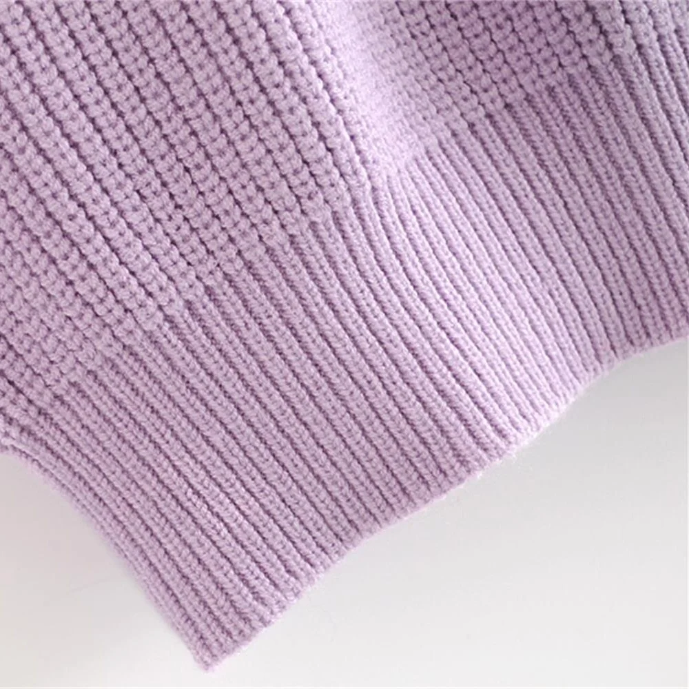 Autumn 2019 Women's Wear New Half-high-collar Long-sleeved Loose Pullover Knitted Blouse | Женская одежда