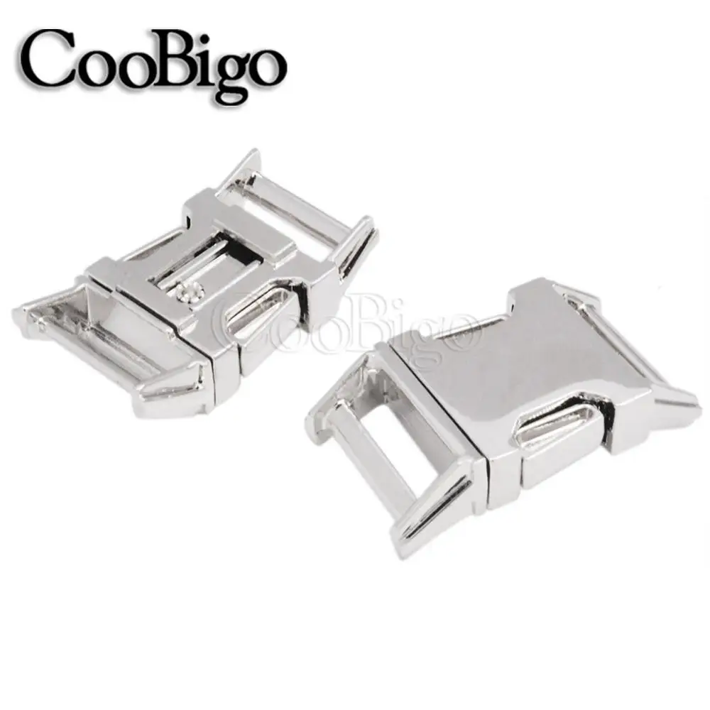 5 шт. металлические Контурные Изогнутые боковые пряжки 5/8 дюйма для браслета из