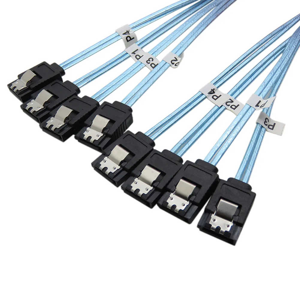 SATA 3 0 III 6 Гбит/с SAS кабель для сервера 7 Pin к передачи данных разветвитель |