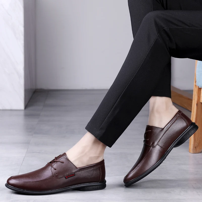 

Black Casual Shoes Shoes Men Leather Fashion Zapatillas Invierno Hombre Zapatos Casuales Para De Cuero Sneakers Men's