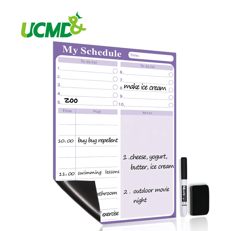 Магнитный календарь для управления временем ежедневный ежемесячный планировщик