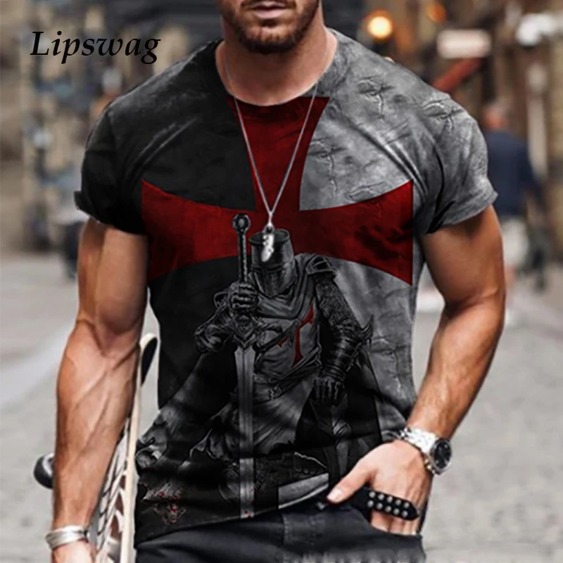 

Vintage Printed Short Sleeve Slim T Shirts Mens Casual O-Neck Pullover Tee 2021 Summer New Fashion Tops Men Clothing Streetwear