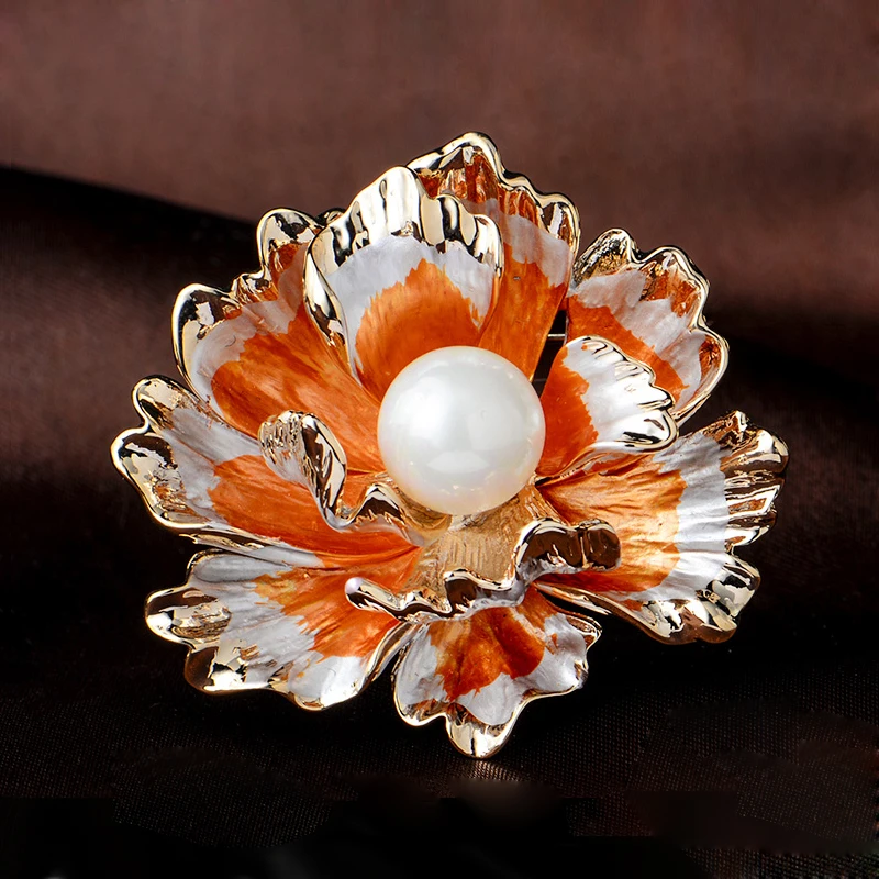 Женская Брошь с жемчугом Muylinda большая брошь на булавке подарочное Ювелирное