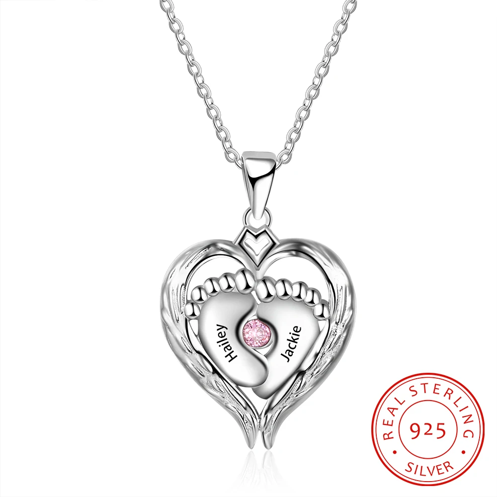 Ожерелье-подвеска из серебра 925 пробы с индивидуальной гравировкой | Украшения и