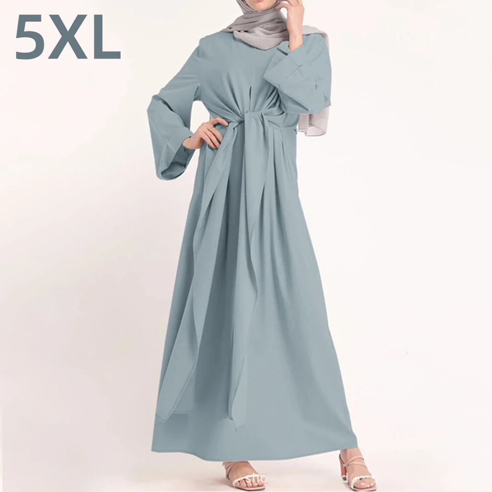 Abayas для женщин Рамадан Eid Abaya Дубай, Турция мусульманское платье мусульманская одежда платья Caftan женское платье