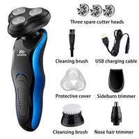 multifunctional men electric shaver usb charging four in one shaver full body water wash beard shaver portable electric shaver
