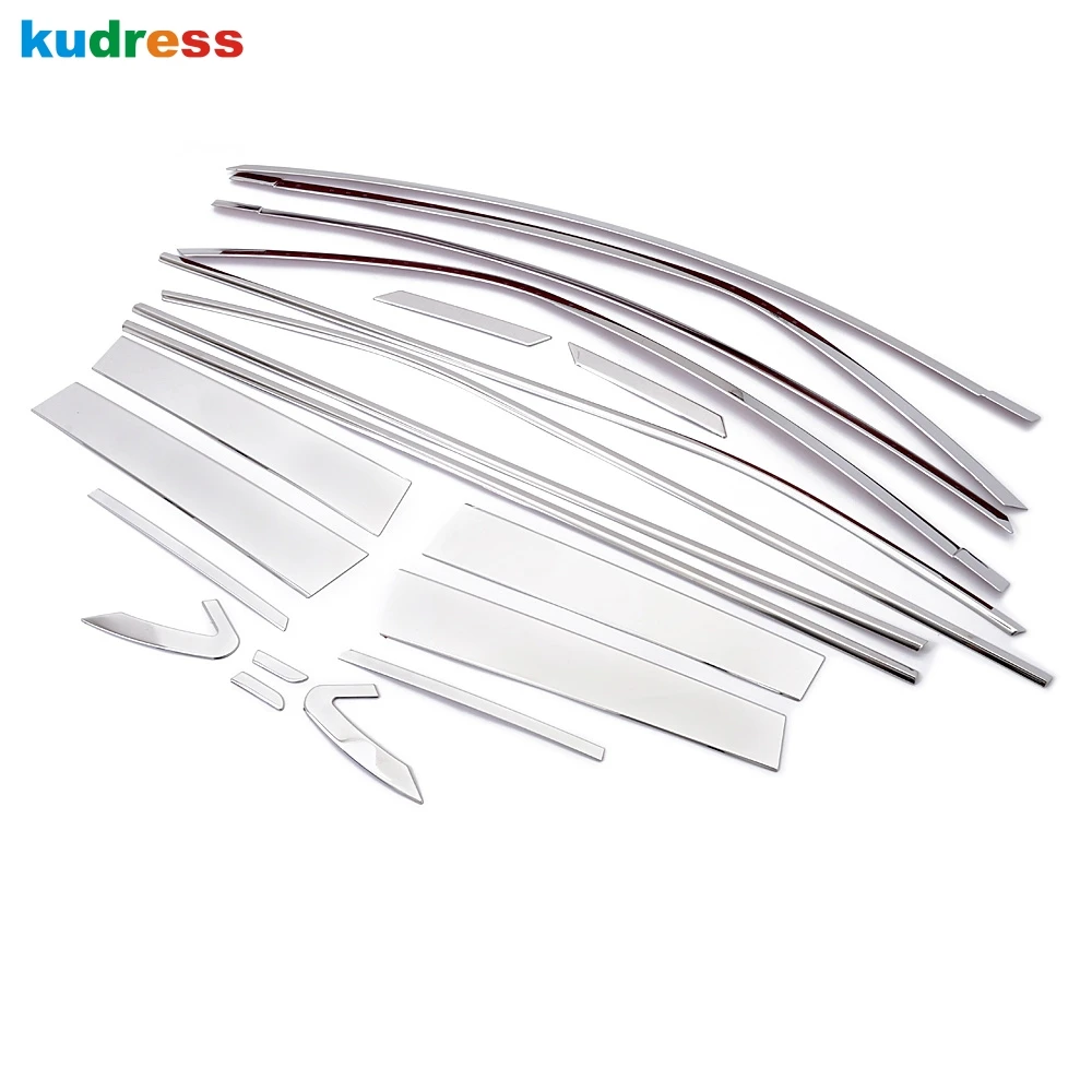 For Toyota Corolla (E170) 2013 2014 Stainless Steel Door Window Trim Centre Pillar Decoration Cover Sticker Car Accessories |