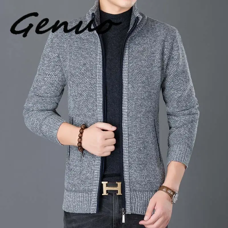 

2019 New Fashion Wind Breaker Jackets Men Stand Collar Trend Street Style Overcoat Cardigan Autumn Casual Coat Mens Clothes