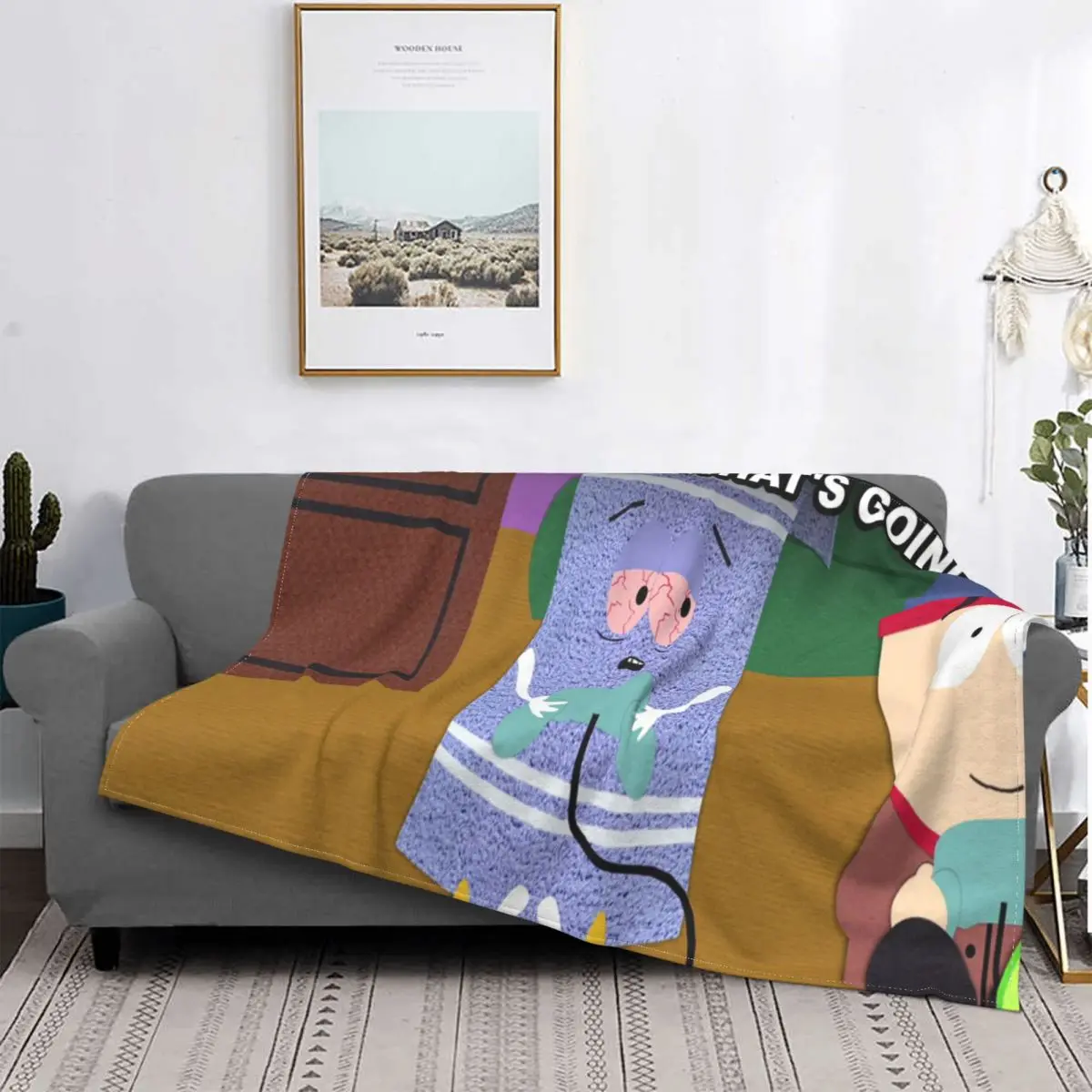 

Manta Southpark Towelie No Idea 2043, colcha para cama a cuadros, funda para sofa, alfombra de orada islэлеменэлеменэлементами