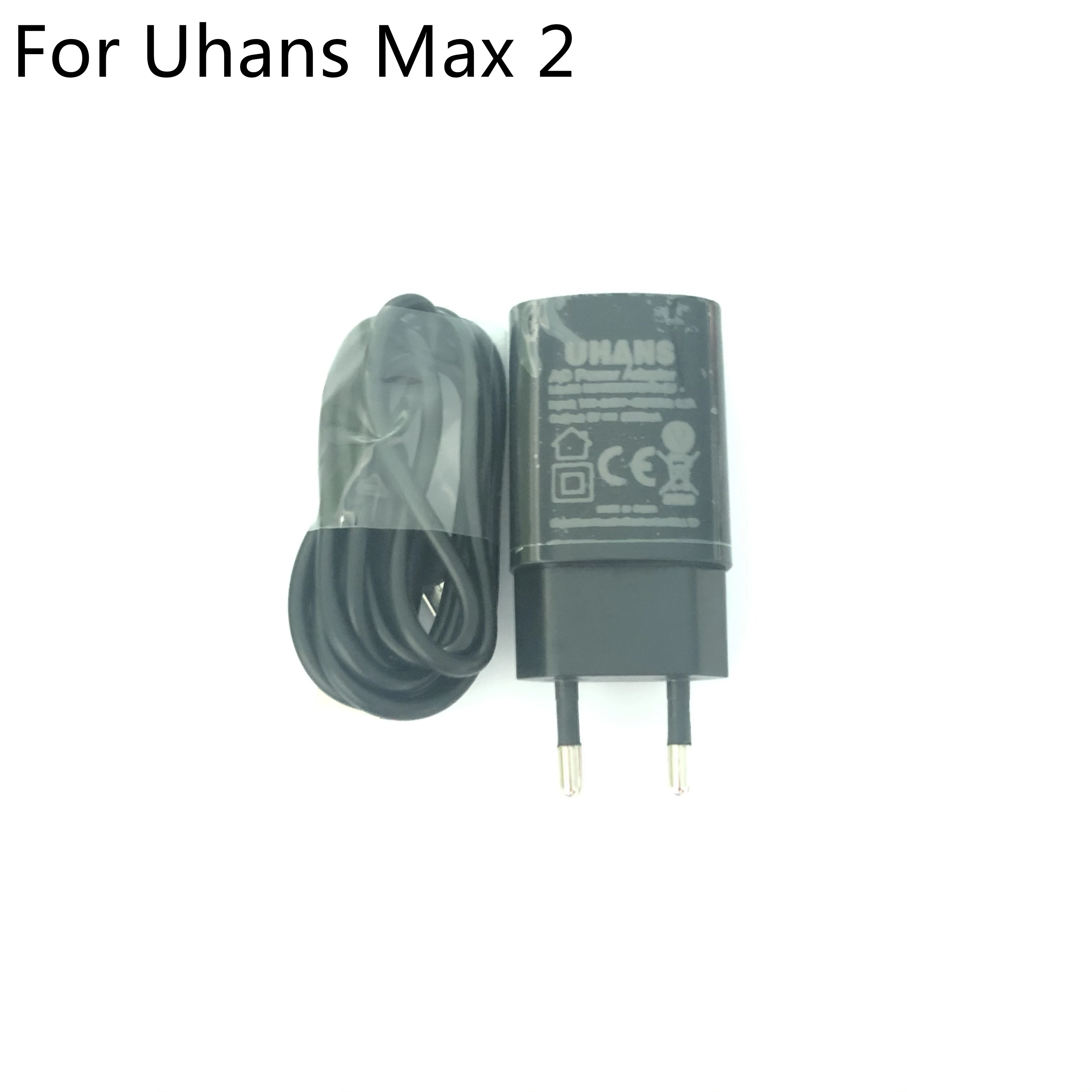 Дорожное зарядное устройство UHANS MAX 2 + USB кабель USB Line для UHANS MAX 2 MTK 6750T Quad Core 6,44 '1920x1080 Бесплатная доставка
