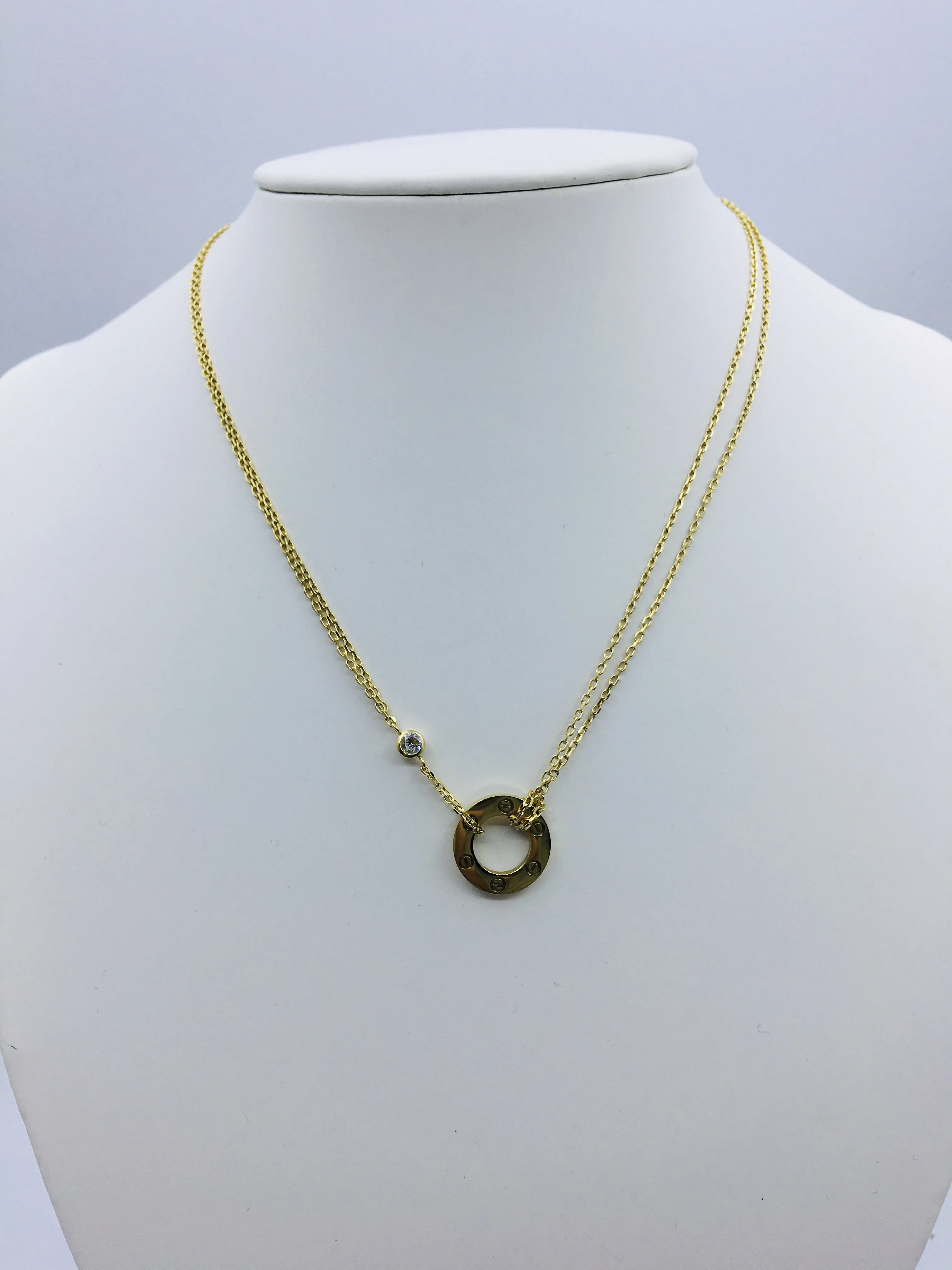 

C necklace Luxury clavicle necklace romantic fashion presents the best gift for lady
