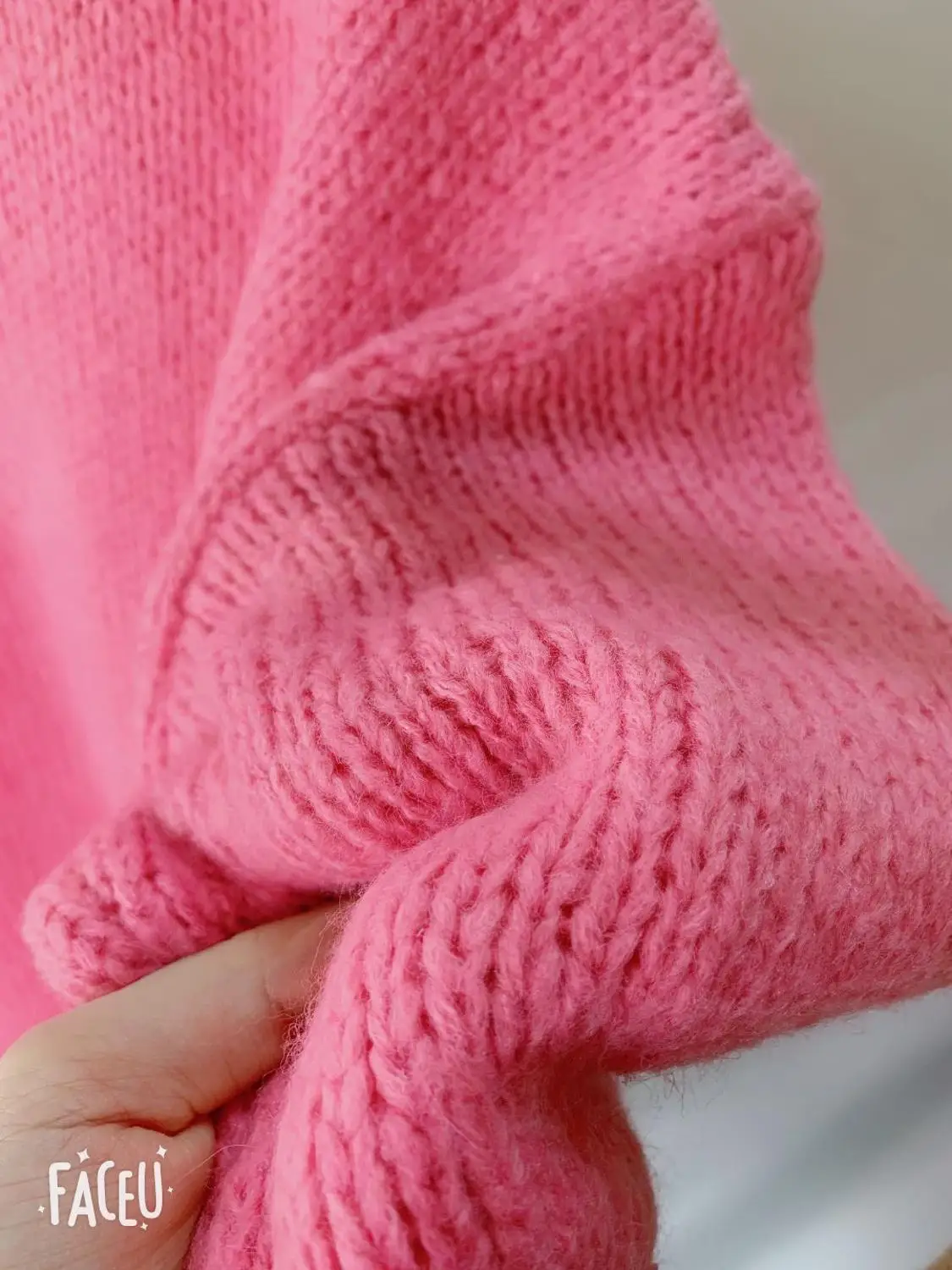 

Pink Women Sweater Pullover Female Knitting Overszie Sweaters Long Sleeve Girls Loose Elegant Knitted Thick Outerwear Plus Size